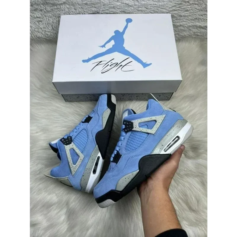 Classy Nike Air Jordan 4 University Blue Shoes For Men (BH1076)