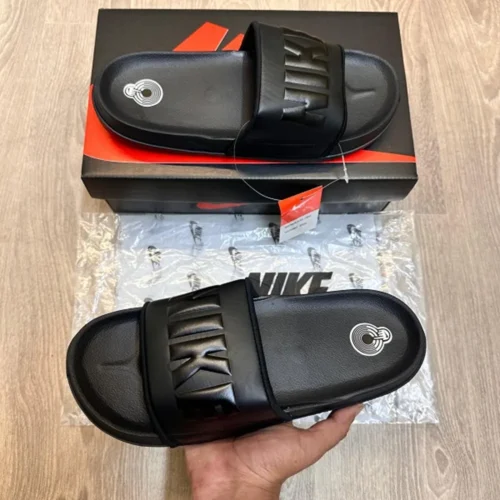 Classy Nike Offcourt Black Flip Flops For Men (BH979)