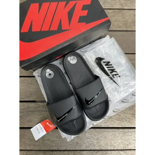 Classy Nike Offcourt Just Do It Edition Black Slide For Men (BH1014)