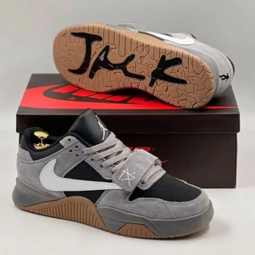 Classy Nike X Travis Scott Jumpman Jack Grey Shoes For Men (SHUB248)
