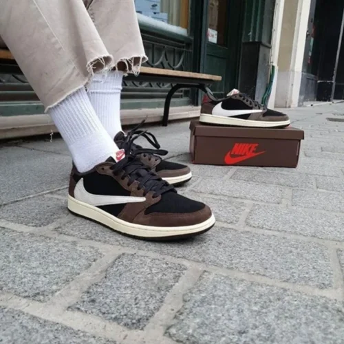 Classy Travis Scott X Air Jordan Retro 1 Low Shoes For Men (SW6201)