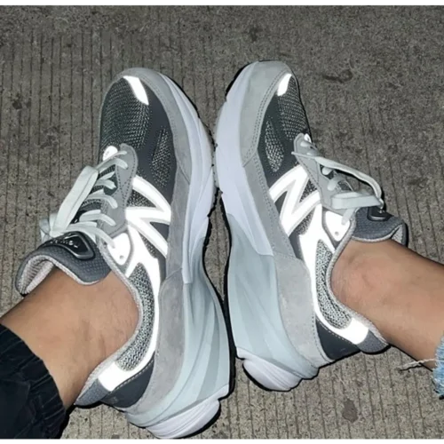 Imported New Balance 990 V6 Classic Grey Reflective Shoes For Men (SW5928)