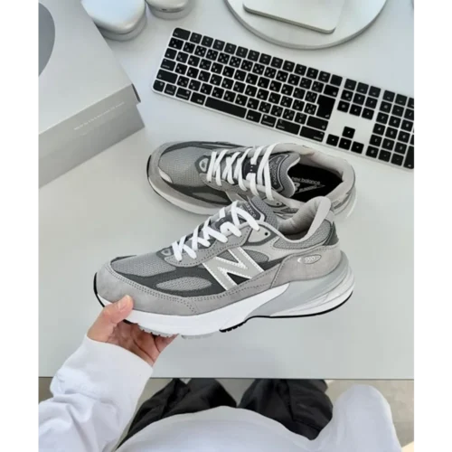 Imported New Balance 990 V6 Classic Grey Reflective Shoes For Men (SW5928)