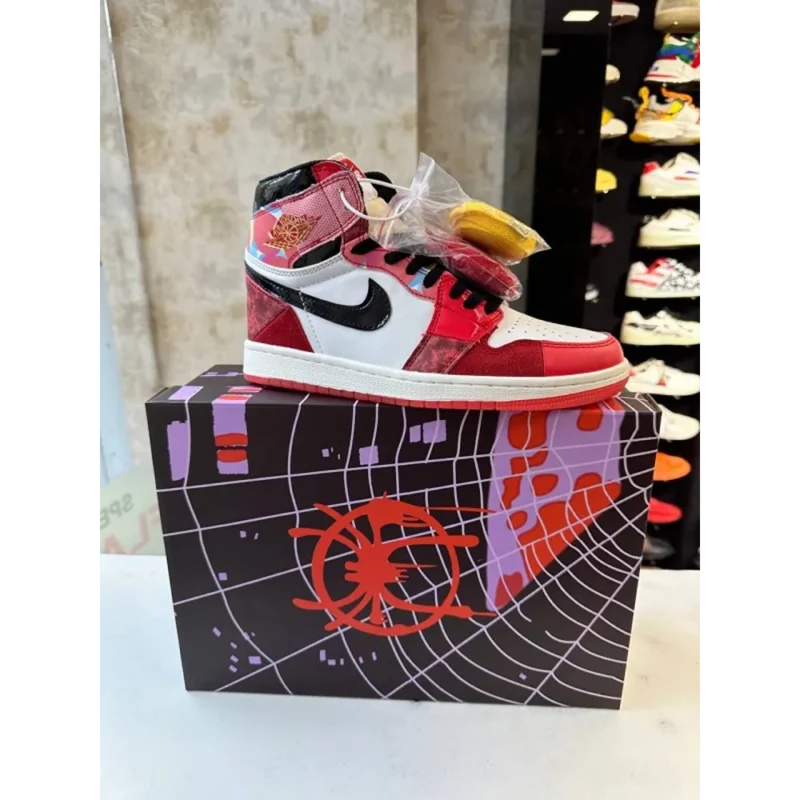 Imported Nike Air Jordan 1 Across The Spider Verse Heavy Glow Shoes For Men (SW5903)