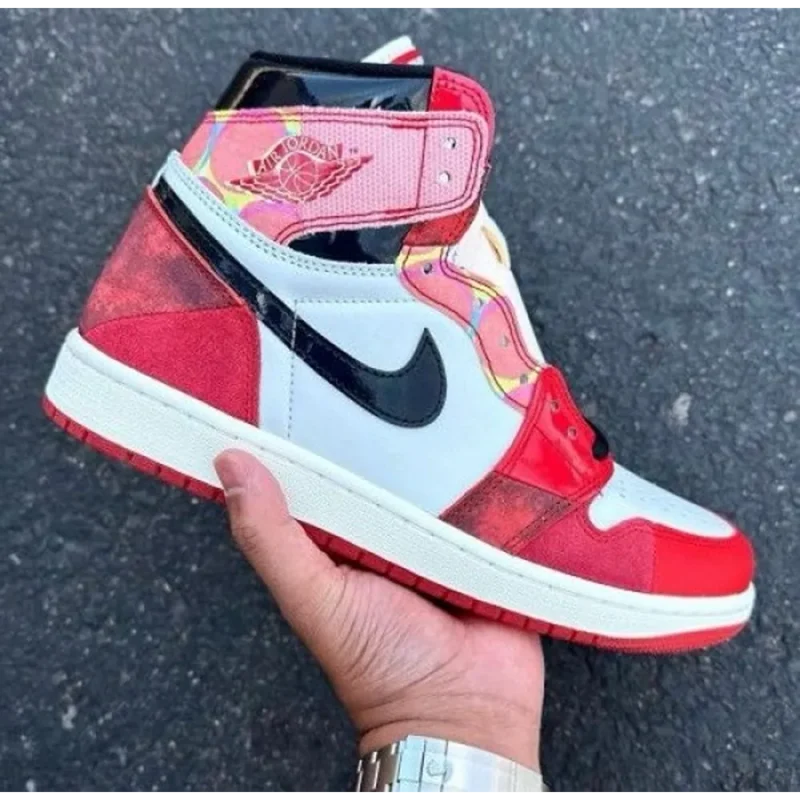 Imported Nike Air Jordan 1 Across The Spider Verse Heavy Glow Shoes For Men (SW5903)