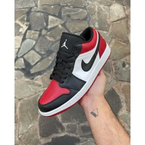 Imported Nike Air Jordan 1 Low Bred Toe Shoes For Men (SW6239)
