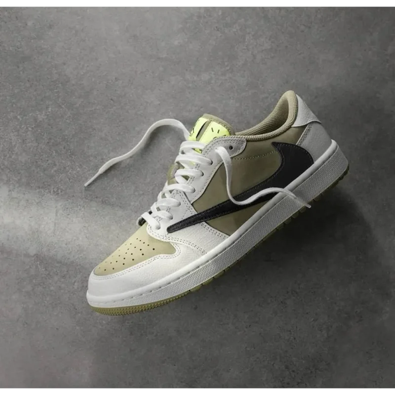 Imported Nike Air Jordan Retro 1 Low Travis Scott X Golf with Og Box (BH423)