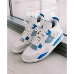 Imported Nike Air Jordan Retro 4 Military Blue Shoes For Men (SW5902)