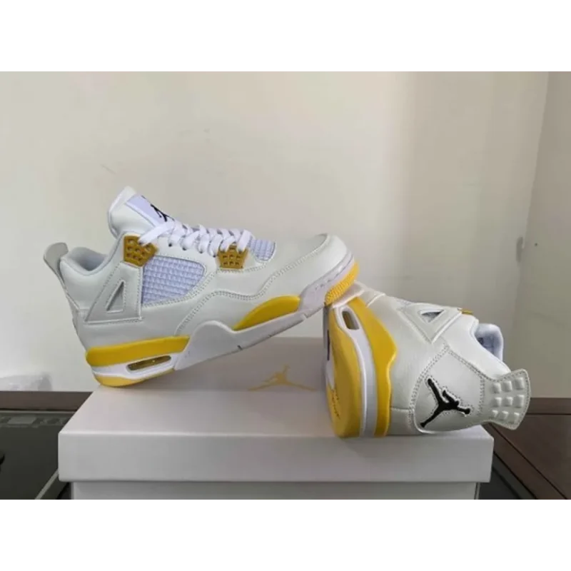 Imported Nike Air Jordan Retro 4 Vivid Sulfur Shoes For Men (SW5732)