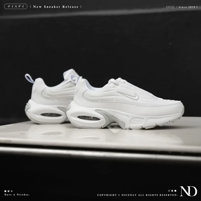 Imported Nike Air Max Portal Trainer Pure White Shoes For Men (SW6236)