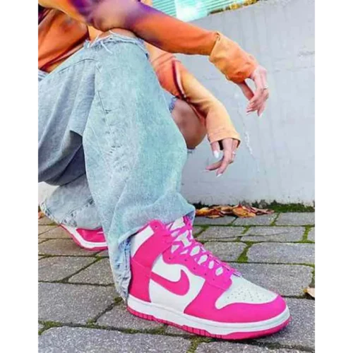 Imported Nike Sb Dunk High Pink Shoes For Women (BME197)