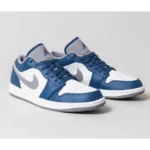 Jordan 1 Low True Blue Men Shoes (FT481)