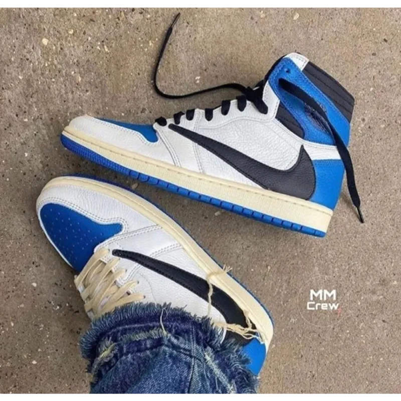 Jordan Retro 1 Travis X Cartus High Fragment Men Shoes (FT709)