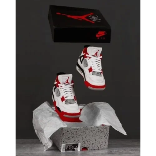 Jordan Retro 4 Fire Red Men’s Shoes (BSF275)