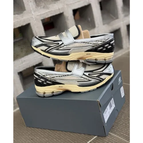 New Balance 1906l Silver Metallic Cream Shoes For Men (LAB578)