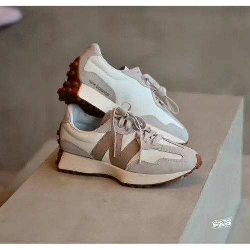 New Balance 327 Moonbeam Driftwood Beige Shoes For Men (HS109)