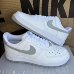 Nike Air Force 1 07 Light Smoke Grey Men Shoes (FT362)