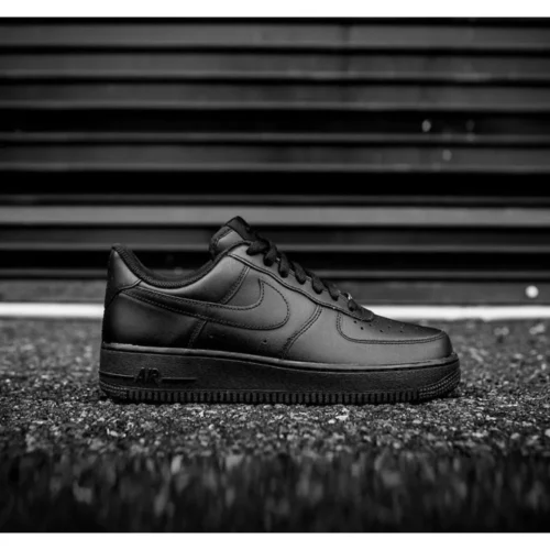 Nike Air Force 1 Low Black Shoes For Men (LAB623)