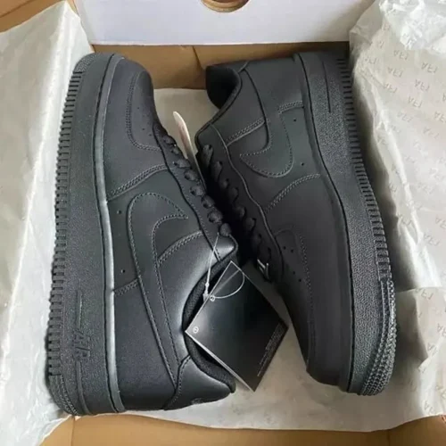 Nike Air Force 1 Low Black Shoes For Men (LAZ428)