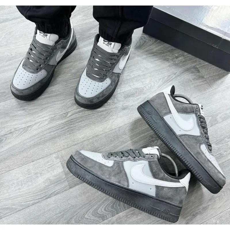 Nike Air Force 1 Low Wolf Grey Shoes For Men (BOT80)