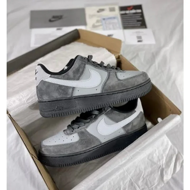 Nike Air Force 1 Low Wolf Grey Shoes For Men (BOT80)