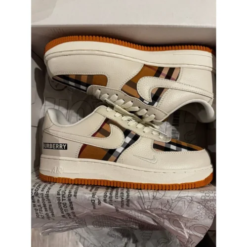 Nike Air Force 1 X Burberry London Shoes For Men (BOT75)