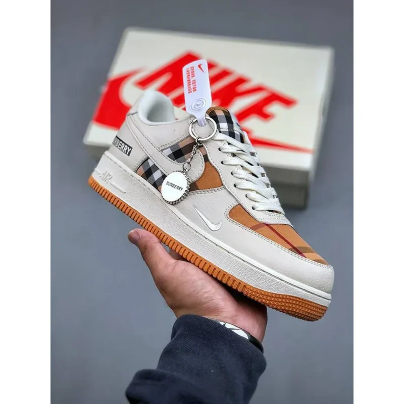 Nike Air Force 1 X Burberry London Shoes For Men (BOT75)