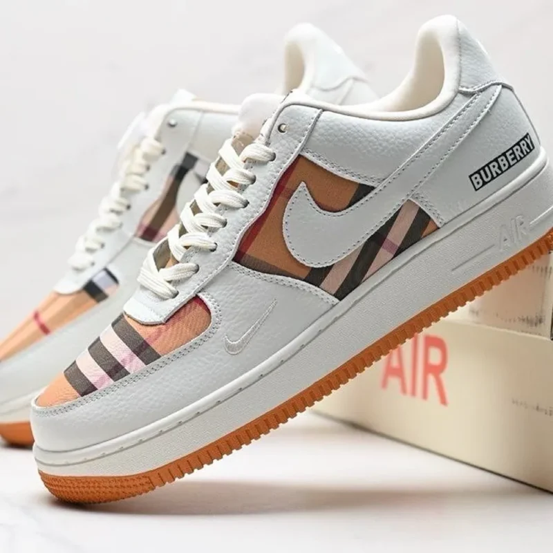 Nike Air Force 1 X Burberry London Shoes For Men (BOT75)