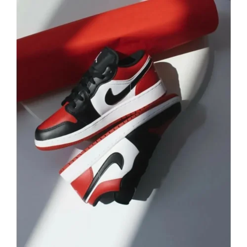 Nike Air Jordan 1 Low Bred Toe Men’s Shoes (FT465)
