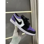 Nike Air Jordan 1 Low Court Purple Shoes For Men (LAB335)