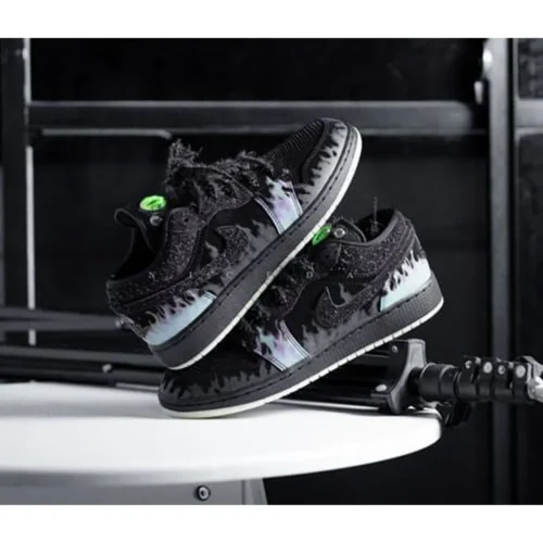 Nike Air Jordan 1 Low Halloween Shoes For Men (SZ98)