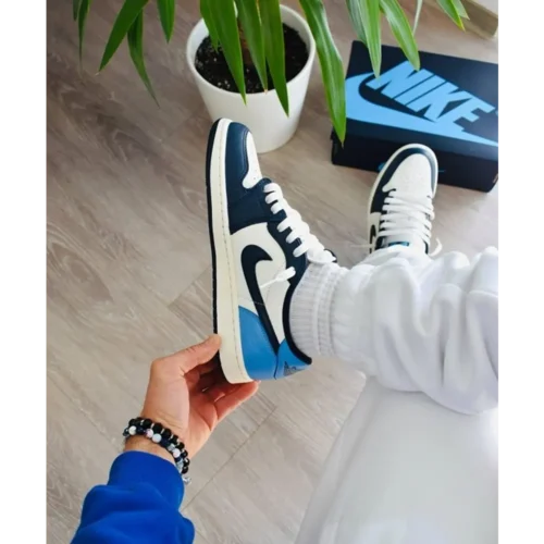 Nike Air Jordan 1 Low OG Obsidian Blue Men Shoes (FT650)