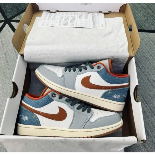 Nike Air Jordan 1 Low Shoes For Men (SZ63)