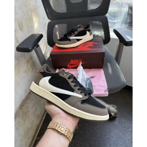 Nike Air Jordan 1 Low X Travis Scott Dark Mocha Shoes For Men (HS211)