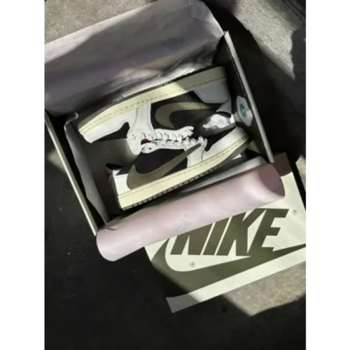 Nike Air Jordan 1 Low X Travis Scott Olive Green Shoes For Men (HS210)