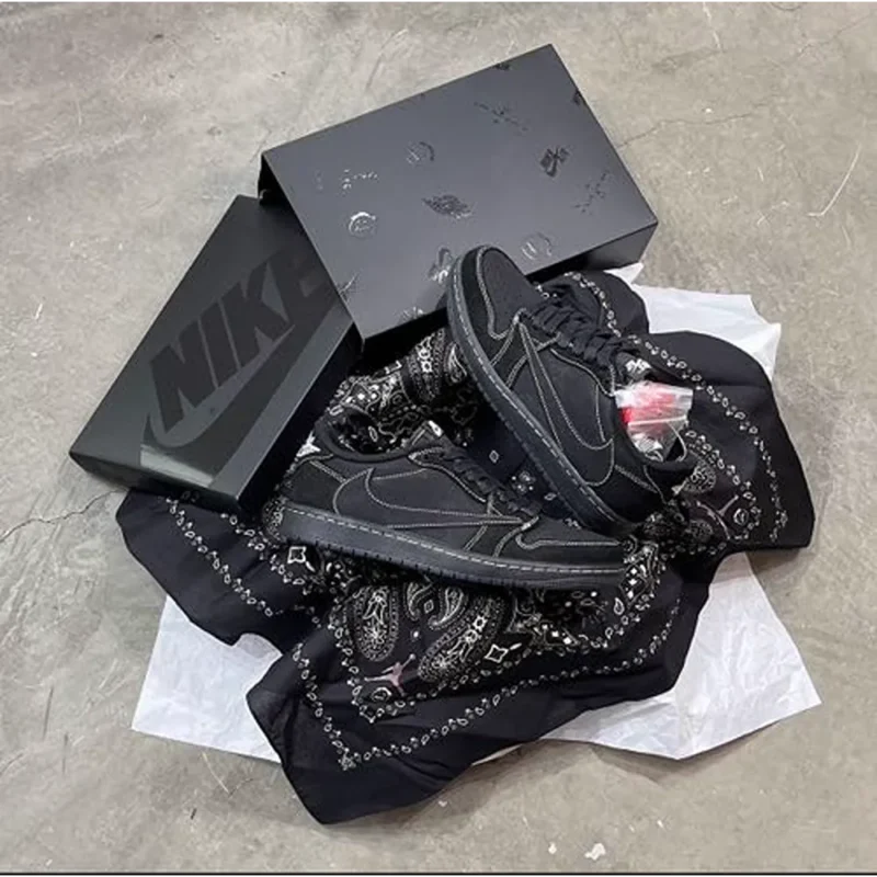 Nike Air Jordan 1 Low X Travis Scott Phantom Shoes For Men (HS207)