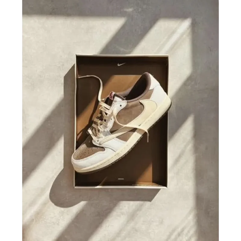 Nike Air Jordan 1 Low X Travis Scott Reverse Mocha Shoes For Men (HS209)