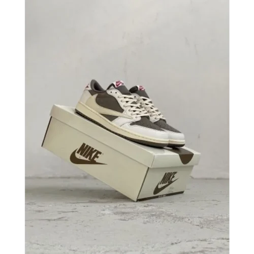 Nike Air Jordan 1 Low X Travis Scott Reverse Mocha Shoes For Men (HS209)