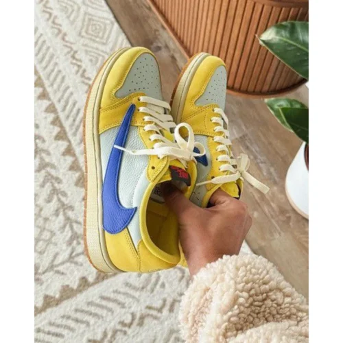 Nike Air Jordan 1 Retro Low X Travis Scott Shoes For Men (BOT93)