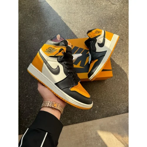 Nike Air Jordan 1 Taxi Shoes For Men (SZ30)