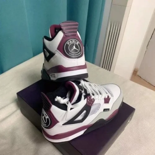 Nike Air Jordan 4 Paris Saint Shoes For Men (SL535)