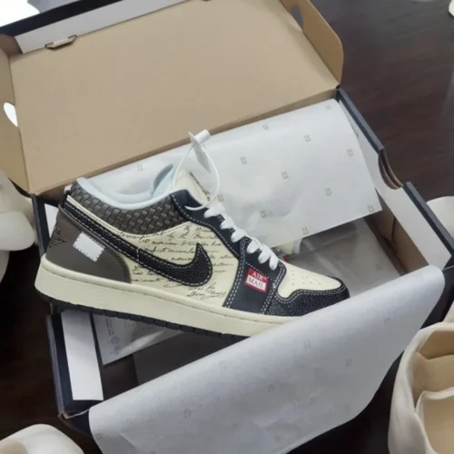 Nike Air Jordan Low Print Mail Shoes For Men (SL508)