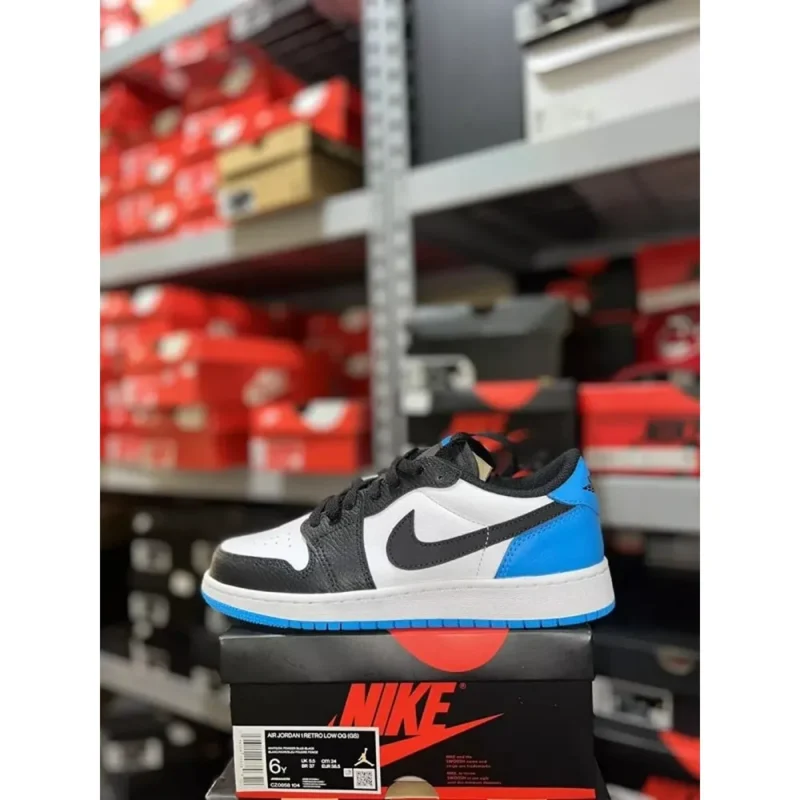 Nike Air Jordan Retro 1 Low Black Shoes For Men (SW1209)