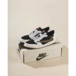 Nike Air Jordan Retro 1 Low Travis Scott X Olive Shoes For Men (HS92)