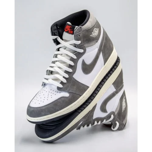 Nike Air Jordan Retro 1 Washed Black Shoes For Men (BOT519)