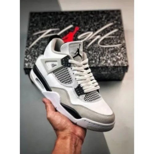 Nike Air Jordan Retro 4 Military Shoes For Men (SL79)