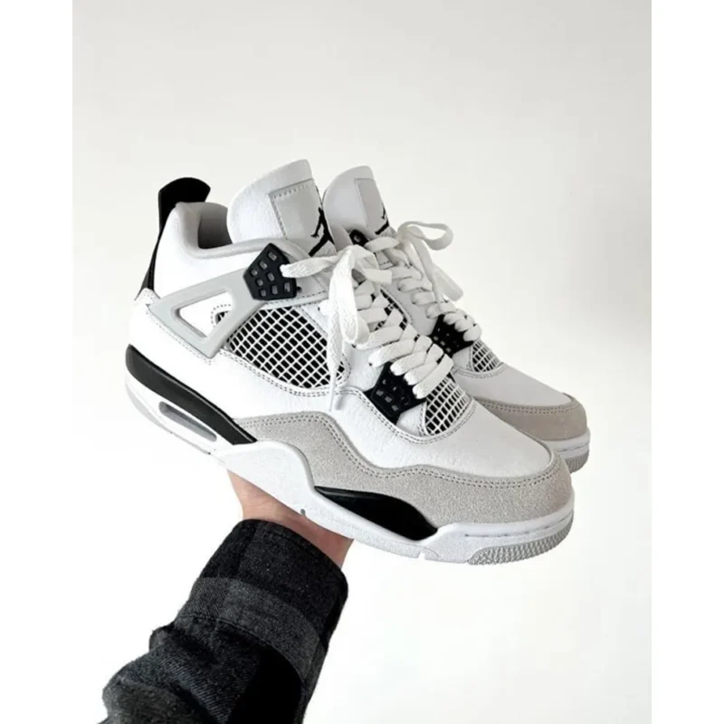 Nike Air Jordan Retro 4 Military Shoes For Men (SL79)