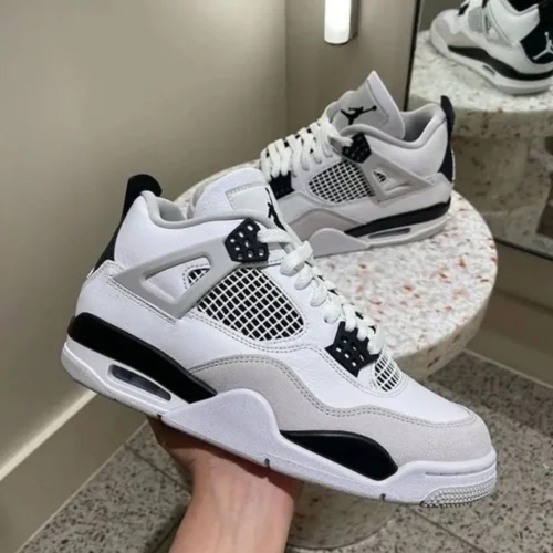 Nike Air Jordan Retro 4 Military Shoes For Men (SL79)