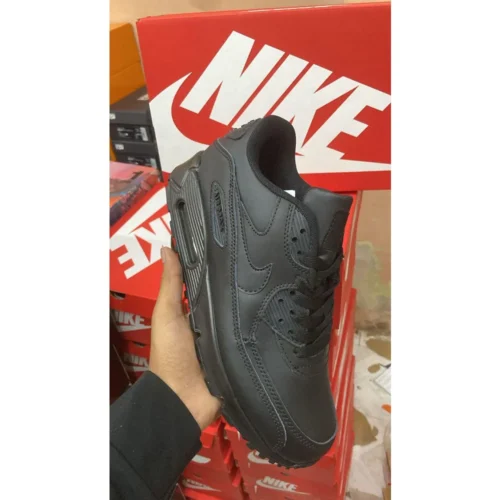 Nike Air Max 90 All Black Shoes For Men (LAB441)
