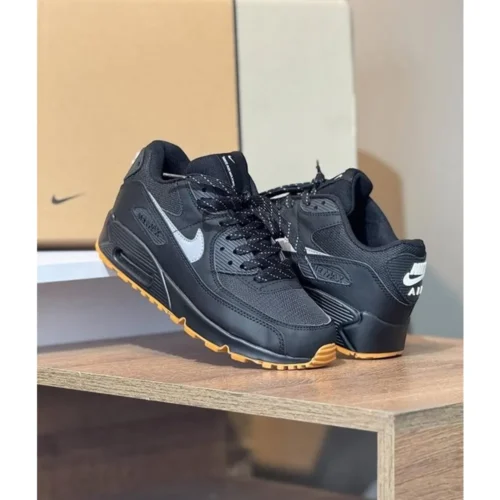 Nike Air Max 90 Black Gum Men Shoes (FT525)